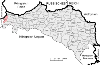 Округ Бяла на карте