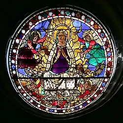 Ассунта. Витраж. Ок. 1490