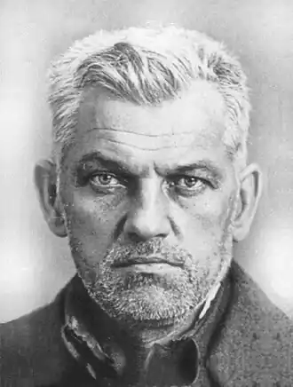 Я. К. Берзин после ареста в 1937 году