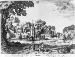 Бинненхоф. Между 1613 и 1642. Офорт