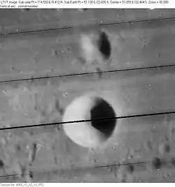 Снимок зонда Lunar Orbiter-IV.