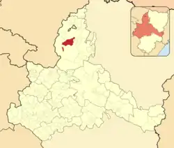 Расположение муниципалитета на карте провинции