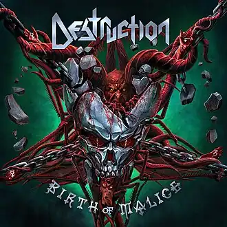 Обложка альбома Destruction «Birth of Malice» (2025)