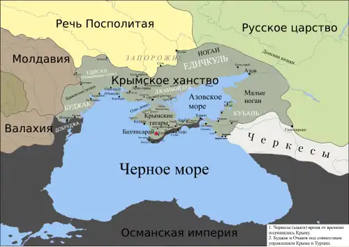 В составе Крымского Ханства