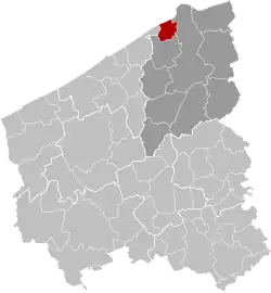 Расположение муниципалитета на карте провинции