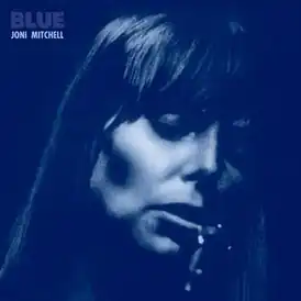 Обложка альбома Джони Митчелл «Blue» (1971)