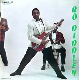 Обложка альбома Бо Диддли «Bo Diddley» (1958)