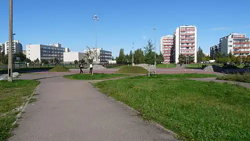 Граница микрорайонов Мустакиви и Прийсле