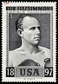 Чемпион 1897 года Боб Фицсиммонс (Великобритания; ошибочно указаны США)