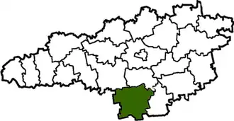 Бобринецкий район на карте