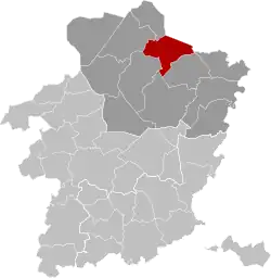 Расположение муниципалитета на карте провинции