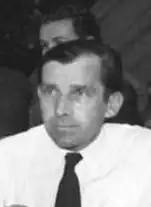 Бодо Узе на Конгрессе немецких писателей. 1950