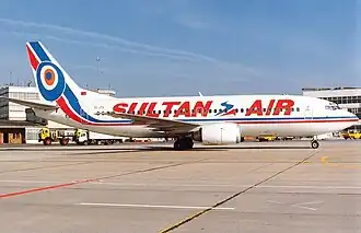 Самолёт Boeing 737-300 в апреле 1993 года