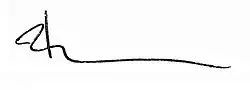 Изображение автографа