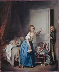 Нескромный. Ок. 1795. Холст, масло. Музей Коньяк-Жэ, Париж