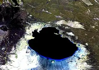 Фуммарольное поле Боина.(1999 г.). Снимок НАСА (Landsat).