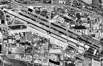 Аэрофотоснимок аэропорта (1998)