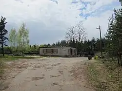 Станция Бодерая. Вид со стороны Даугавгривского шоссе