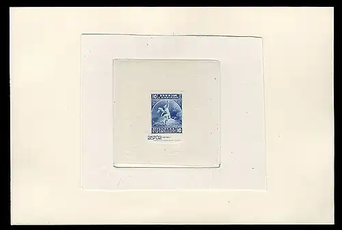 Пробный оттиск марки в 10 сентаво из этой серии