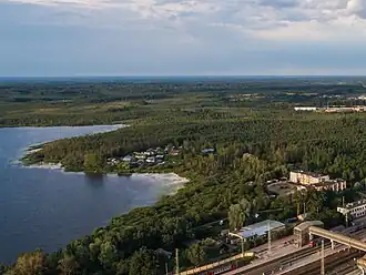 Юго-восточная часть озера летом 2018 года