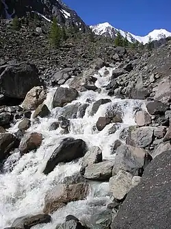 Верховья Актуру, ледник Большой Актуру