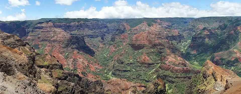 Панорама каньона Ваимеа, 2017