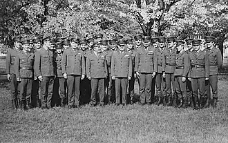 Командование бригады и солдаты срочной службы в День Войск Охраны Пограничья, июнь 1976 года