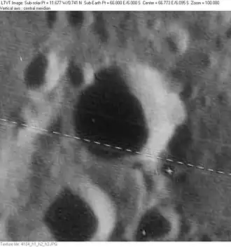 Снимок зонда Lunar Reconnaissance Orbiter.