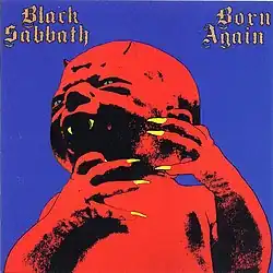 Обложка альбома Black Sabbath «Born Again» (1983)