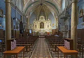 Интерьер церкви Нотр-Дам