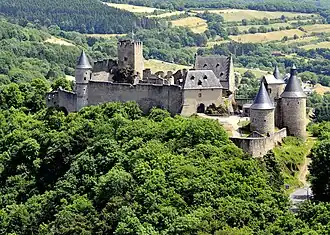 Вид замка Буршайд