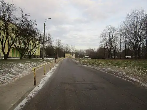 Улица у здания школы-интерната