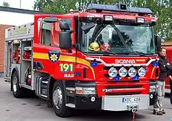 Пожарный автомобиль Scania P340