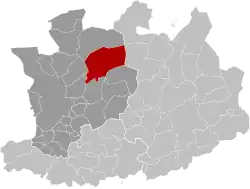 Расположение муниципалитета на карте провинции
