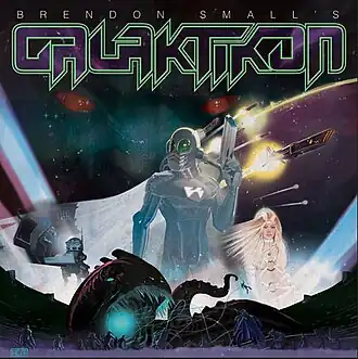 Обложка альбома Брендона Смолла «Brendon Small's Galaktikon» (2012)