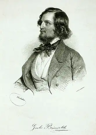 Бриччальди на портрете Йозефа Крихубера