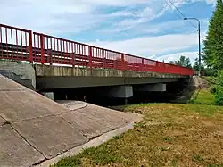 Мост через реку в деревне Феофилова Пустынь