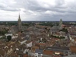 Вид на город с башни Белфорт