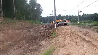 Строительство второй платформы