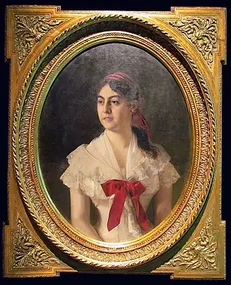 Портрет королевы Натальи (Влахо Буковац, 1882)