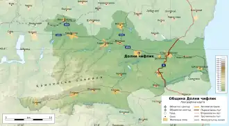 Община Долни-Чифлик на карте