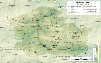 Община Руен на карте