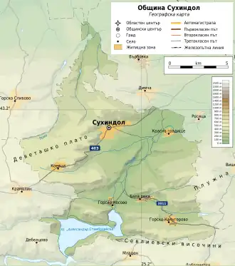 Община Сухиндол на карте