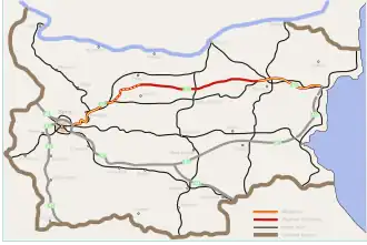 Автомагистраль «Хемус» в Болгарии