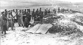 Болгарская артиллерия на позиции