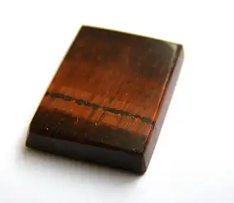 Бычий глаз. Кабошон в форме таблицы.