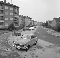 Opel Olympia Rekord во Франкфурте, июль 1961 года