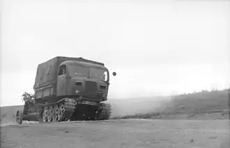 RS0 168-й пд буксирует орудие, июль 1943 года, Курская битва