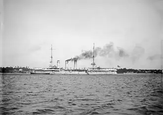 Крейсер «Кёнигсберг» (SMS Königsberg) у побережья Германской Восточной Африки