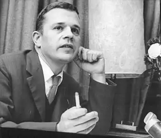 На встрече с западноберлинскими студентами. 1965